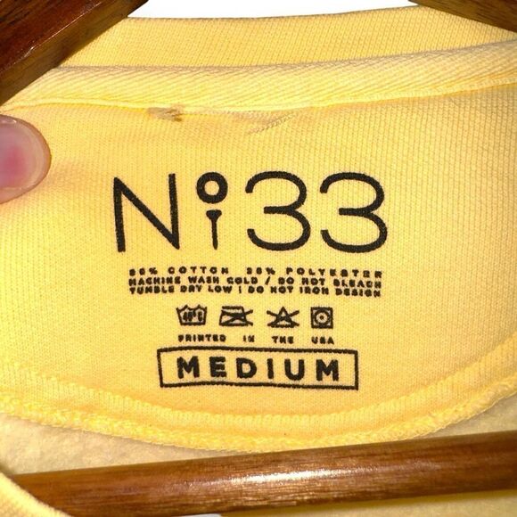Butter Yellow Nº33 Go Golfing Crew Sweatshirt Size M - Picture 2 of 7